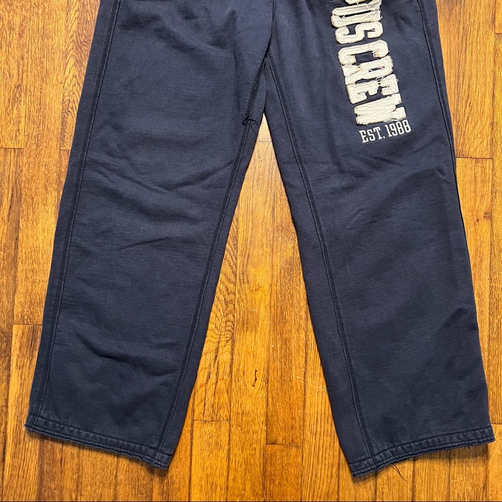 Campus Crew Canadian Sweatpants Size Medium Navy Size Medium Cotton Polyester - Picture 4 of 12